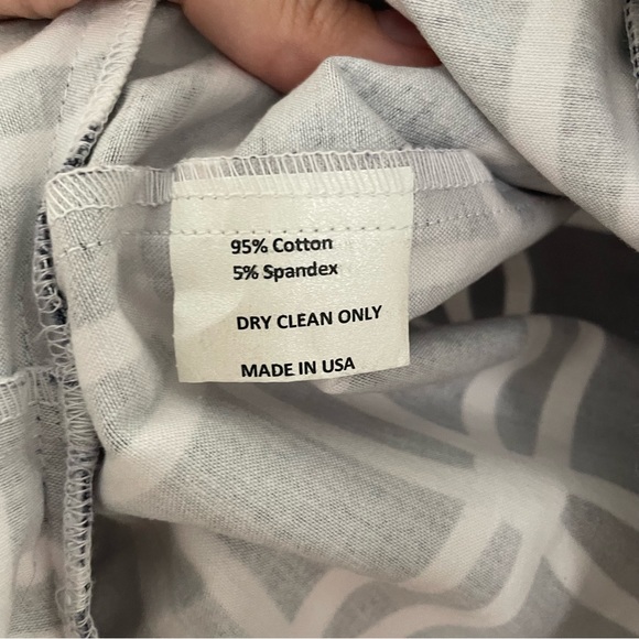 Sara Campbell Geometric Flared Ruffled Dress - Picture 6 of 6